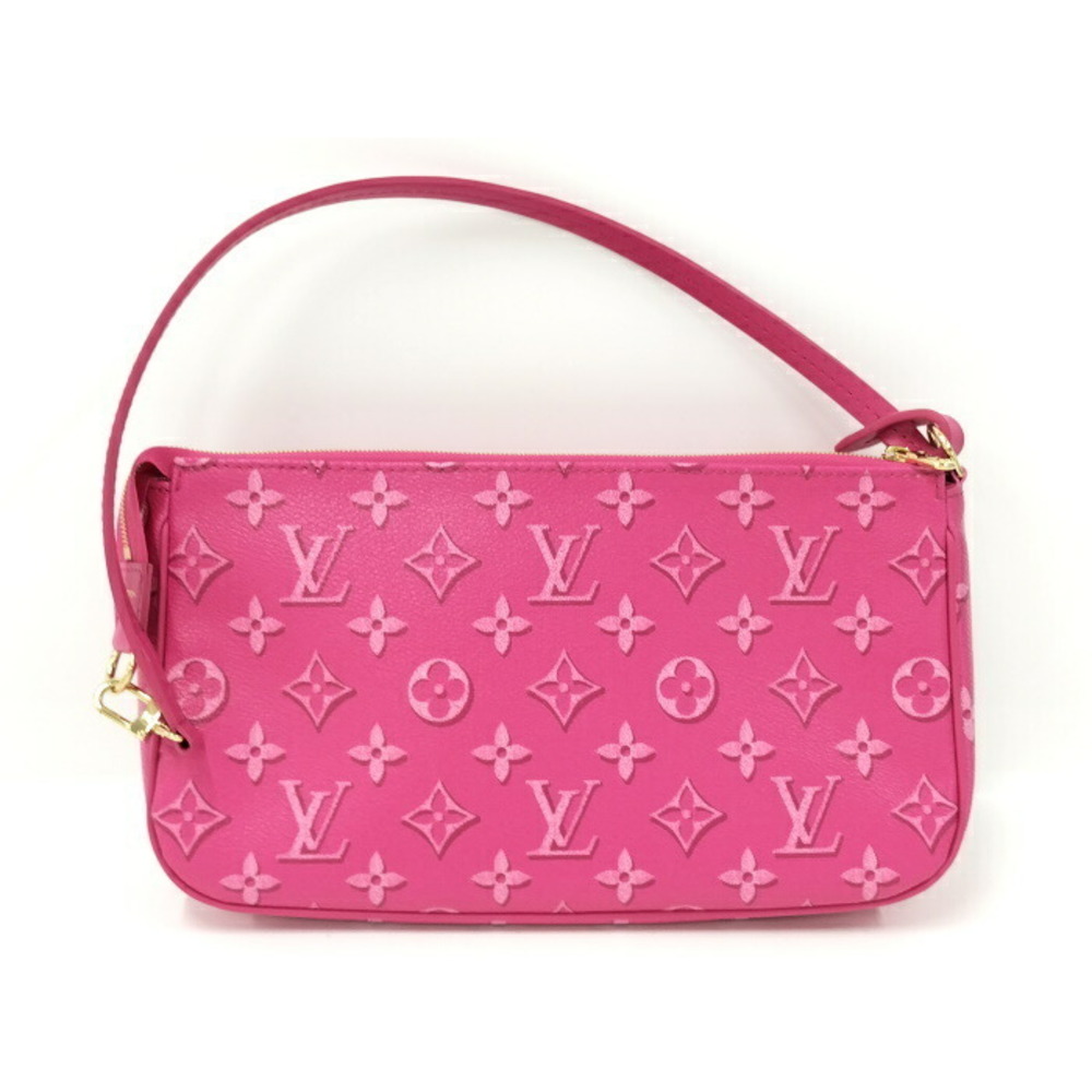 Louis Vuitton Maxi Pochette Accessoires Monogram Fuchsia Shoulder Bag - Picture 2 of 10